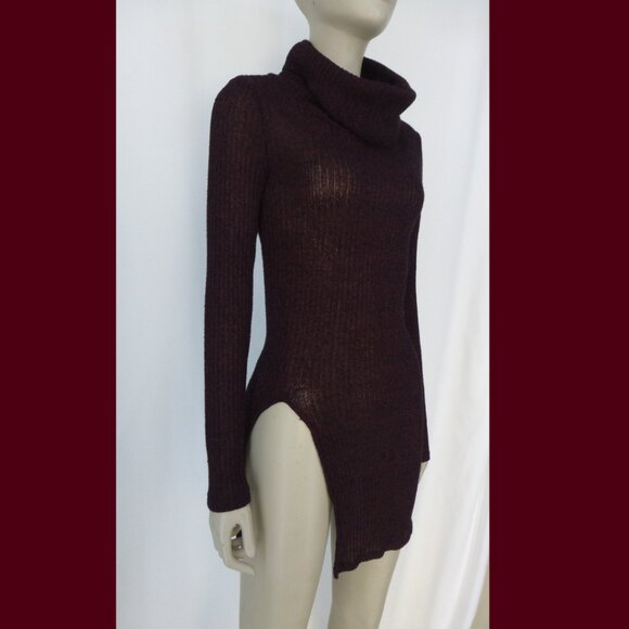 Astr Ribbed Cowl Neck Dress (Size S) - Picture 3 of 14